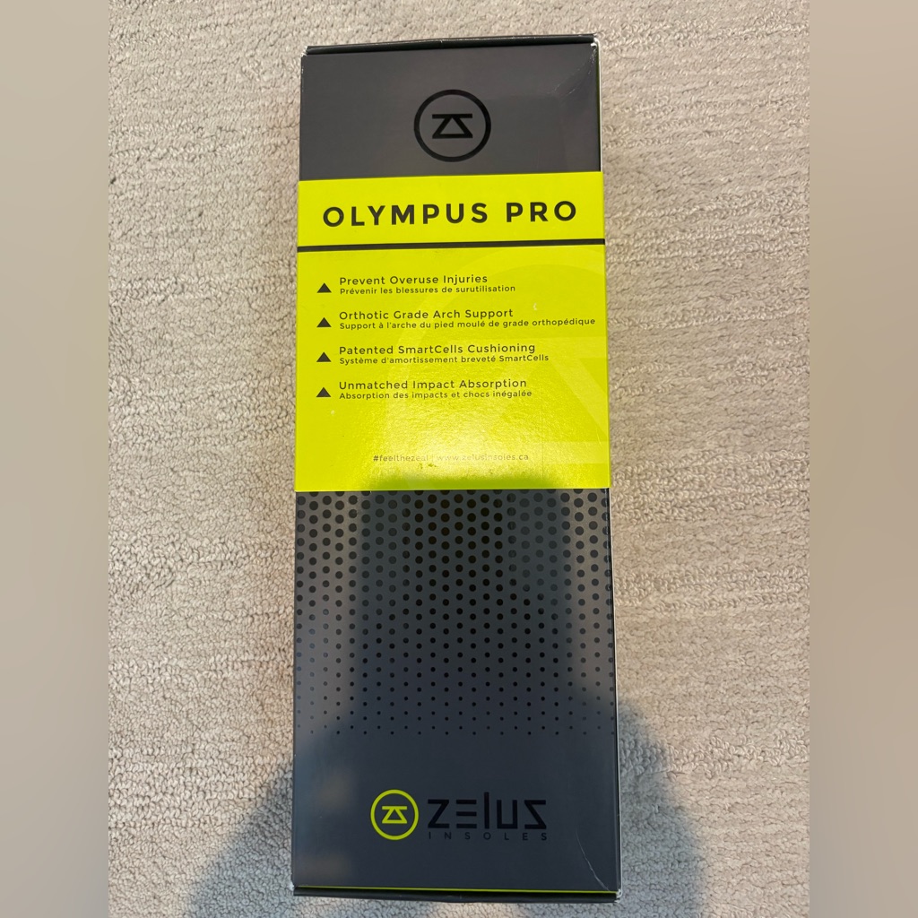 Olympus Pro Orthotic Insoles  Black And Yellow Men&acirc;s 13 Women&acirc;s 15